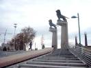 Zaragoza(088)-Leones a la entrada del Puente de Piedra