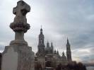 Zaragoza(089)-La Basílica del Pilar desde el Puente de Piedra