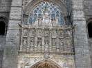 Avila. Catedral, detalle portada.