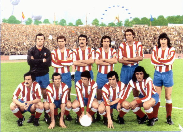 Η Ατλέτικο Μαδρίτης πρίν τον τελικό των Βρυξελών το 1974