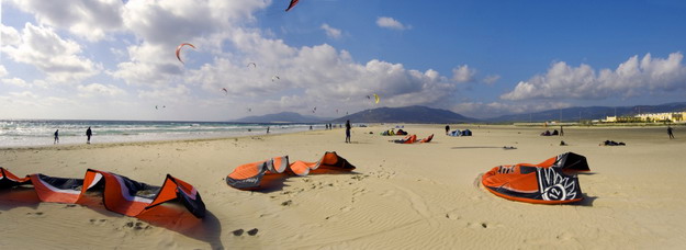 Kite surf στην παραλία